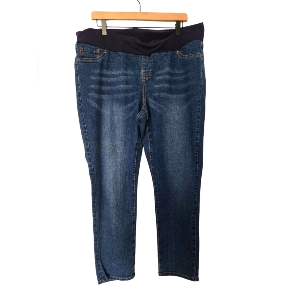 Hybrid & Company Maternity Blue Jeans Size 2x